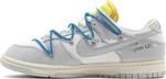 Кроссовки Nike Off-White x Dunk Low 'Lot 10 of 50', белый - фото 4