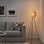 Торшер Ikea Sinnerlig, черный/бежевый - фото 3