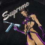 Куртка Supreme Aeon Flux Varsity Jacket 'Black', черный - фото 4