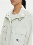 Куртка стандартного кроя Calvin Klein, экрю - фото 4