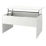 Стол журнальный Ikea Ostavall 90 см, белый - фото