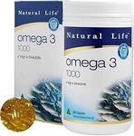 Омега 3 Natural Life Fish Oil, 365 капсул - фото