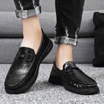 Лоферы мужские черный Black-Tailed Deer - фото 3