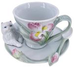 Abc ГЛАВНАЯ | Чайный сервиз кошки | Фарфор | 7 штук abc Home - фото 2