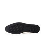 Туфли мужские низкие черные LAORENTOU, черные утепленные на подкладке с эффектом увеличения роста - фото 4