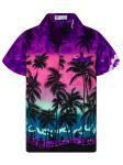 Рубашка King Kameha Beach Eclectic, фиолетовый - фото