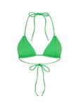 Треугольный верх бикини Let's Swim, зеленый - фото 3