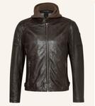 Куртка кожаная Gipsy Raylo, темно-коричневый - фото