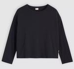 Лонгслив Levi's Julie Slub, черный - фото