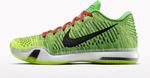 Кроссовки Nike Kobe 10 Elite 'Grinch' iD, зеленый - фото 3