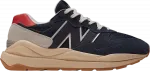 Кроссовки New Balance 57/40, темно-синий/бежевый - фото
