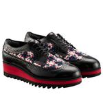 (WMNS) Onitsuka Tiger Brogue 'Black Classic Red Tweed' - фото 2