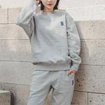 MLB Свитшот унисекс серый Boston Red Sox - фото 5