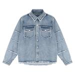 Джинсовая куртка унисекс Xinyinsu, синий - фото 17