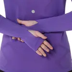 Лонгслив Asics Road Seamless, фиолетовый - фото 4