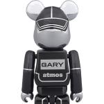 BE@RBRICK Atmos Gary Halyang Black Silver Blister Packs 100% 7cm - фото 4