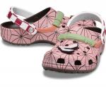 Сабо Crocs Classic Demon Slayer - Nezuko, розовый - фото 2