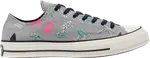 Кроссовки Converse Chuck 70 Low Archive Skate Print - Dolphin, серый - фото