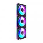 Вентилятор для корпуса Jungle Leopard Star Block V2, 120 мм, 3 шт., реверсивный, черный - фото 2