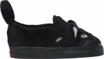 Кеды Vans Slip-On Velcro Toddler Cat, черный - фото