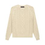 Джемпер Fear of God Essentials Cable Knit 'Eggshell', белый - фото 3