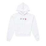 Худи Off-White Acrylic Arrow Over Hoodie 'White/Fuchsia', белый - фото