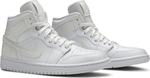 Кроссовки Wmns Air Jordan 1 Mid White Ivory, белый - фото 8