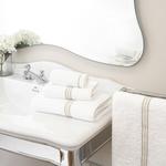 Полотенце для рук Frette Triplo Bourdon из хлопка 50x76, бежевый - фото 4