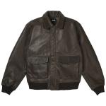 Куртка Palace Susanoo Leather Flight Jacket, Brown - фото