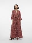 Макси платье VERO MODA ZERA, Rusty red - фото 4