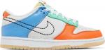 Кроссовки Nike Dunk Low GS 'Nike 101', многоцветный - фото