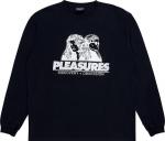 Футболка Pleasures Discovery Heavyweight Long-Sleeve T-Shirt 'Black', черный - фото