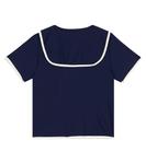 Вышитый топ для плавания Mini Rodini, синий - фото 4