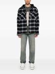 Represent куртка в клетку, синий - фото 2