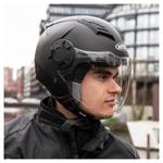 Открытый шлем Demi-Jet 5 Evo MTR, черный - фото 2