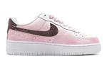 Кроссовки Nike Air Force 1 Skateboard Shoes Women's Low-Top Pink White - фото 3