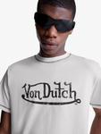 Рубашка Bershka VON DUTCH, белый - фото 6