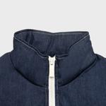 Пуховик мужской джинсовый синий Armani Exchange, синий - фото 6