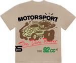 Футболка Cactus Jack by Travis Scott Motor Sport Tee 'Sand', коричневый - фото 3