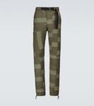 Брюки Hank Willis Thomas Solid Mix Sacai, хаки - фото