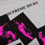Футболка Supreme Dicks Tee 'Heather Grey', серый - фото 4