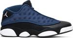 Кроссовки Air Jordan 13 Retro Low Brave Blue 2017, синий - фото