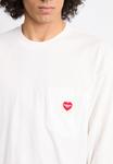 Топ Carhartt WIP POCKET HEART, White/Red/White - фото 7