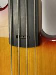 Басс гитара Form Factor Audio Wombat 4 String 34" Scale Fretless Bass Cherry Burst - фото 3