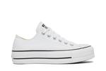Кроссовки Converse Wmns Chuck Taylor All Star Lift Ox 'White Black', белый - фото