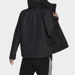 Стеганая куртка женская черная Adidas - фото 3