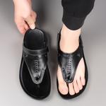 EGCHI Пляжные сандалии Men's Black/Brown/Yellow - фото 5