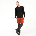 Лонгслив треккинговый мужской Forclaz MT500 из шерсти мериноса, черный - фото 6