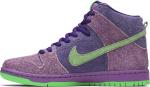 Лимитированные кроссовки Nike Dunk High Pro SB 'Reverse Skunk', фиолетовый - фото 4