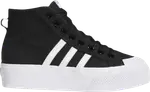 Кроссовки Adidas Wmns Nizza Platform Mid 'Core Black White', черный - фото 2